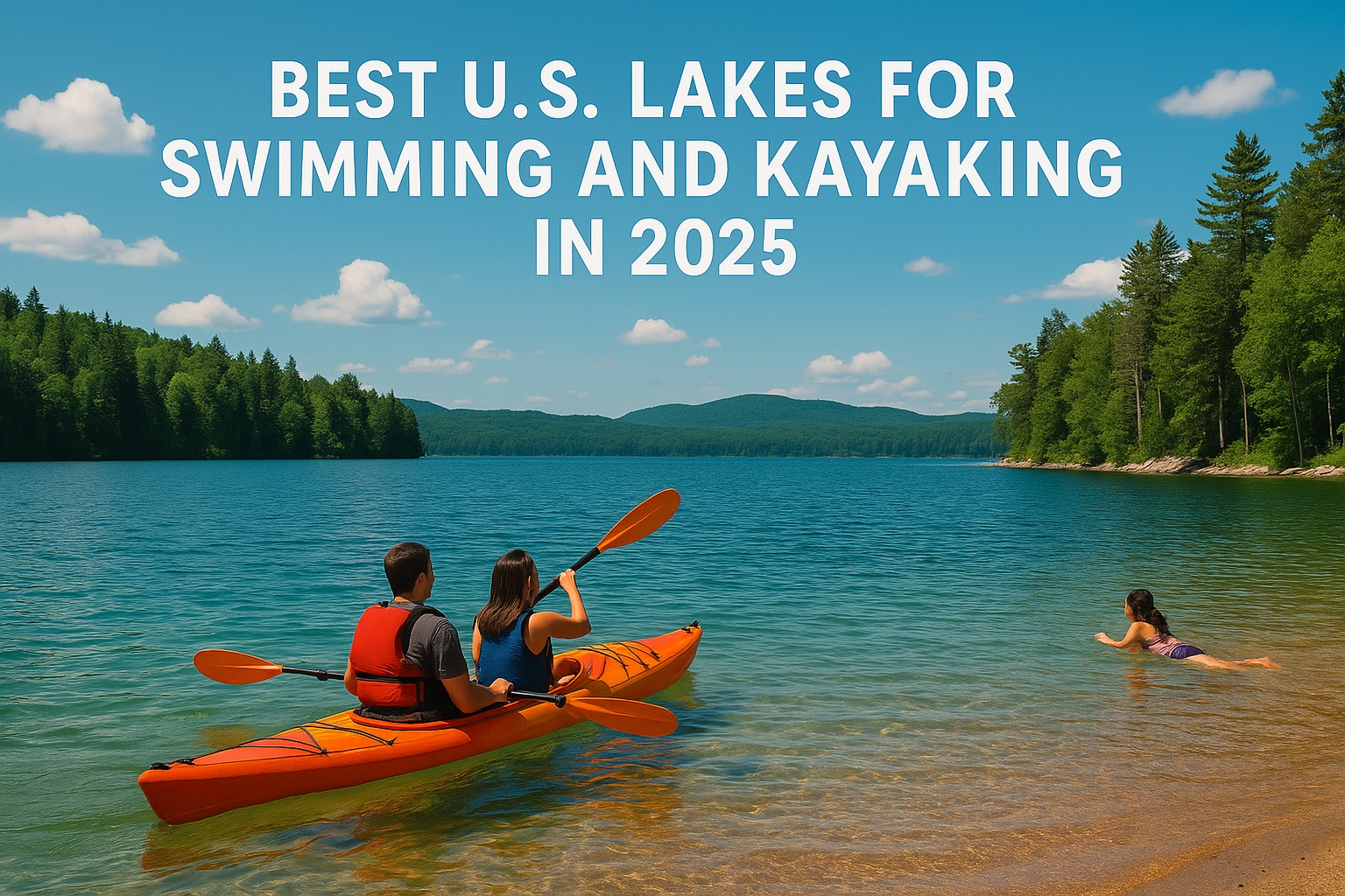 Best U.S. Lakes for Swimming and Kayaking in 2025